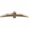 Ekena Millwork Bellingham Rough Sawn Timber Gable Bracket, Douglas Fir, 60"W x 15"H x 4"D x 6"F, 6/12 Pitch GBW060X15X0406BEL00RDF - alternate 2